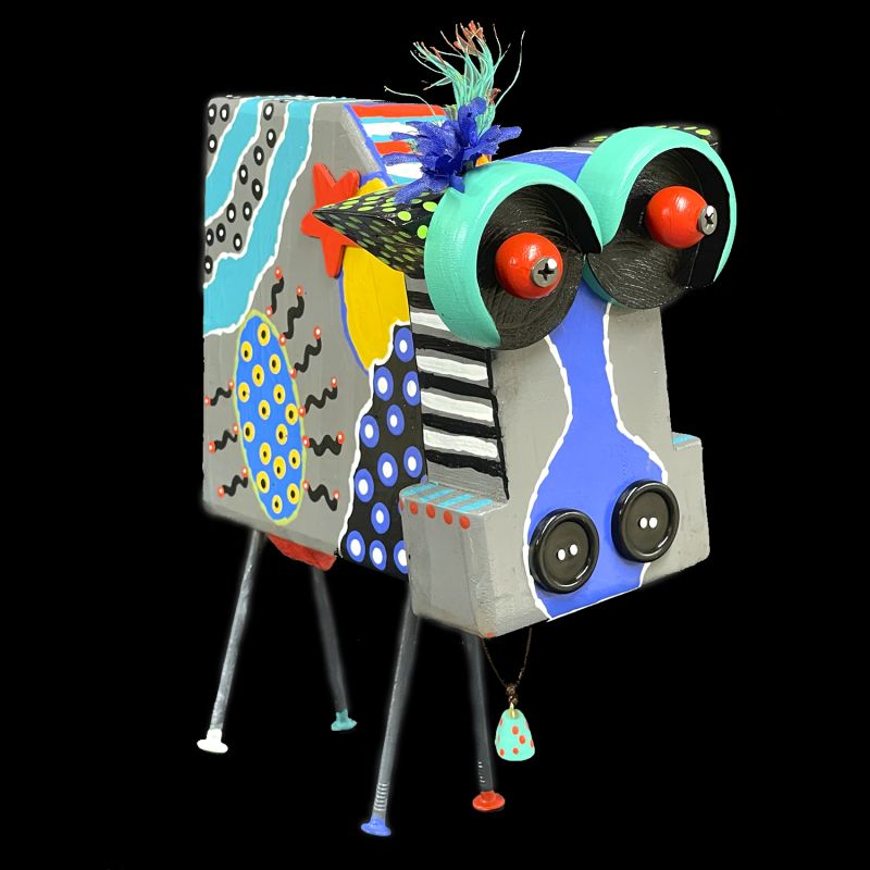 CUBIE COW SCULPTURE